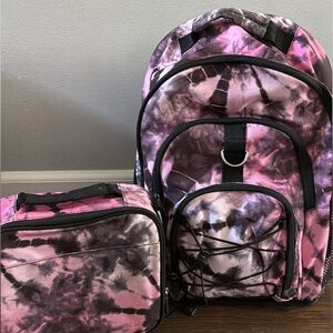Pottery Barn Teen Tie-Dye Backpack and Lunch Bag Set